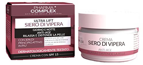 Crema Viso Donna Siero Di Vipera Ml 50 Made In Italy Antirughe Antiage Trattamento Rigenerante Idratante Giorno Notte Cosmetici Bellezza Idea Regalo Creme Antieta