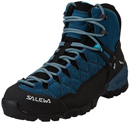 Salewa Alp Trainer Mid Gore-Tex Scarpone da Trekking Donna, Nero, 6.5