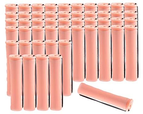 Colcolo Perm Rods ing Hair No Heat Longs Cheveux Courts Bouclés Ondulés Permanente Bigoudis Kit de Coiffure avec Bande de, 50 pièces 2.0 cm