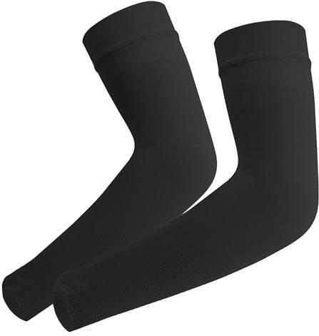 Manicotti Pallavolo,Sleeves,Gomitiere,Manicotti,Manicotti Braccia,Manicotti Ciclismo,Maniche Per Braccia,Manicotti Braccia Estivi,Fascia Copri Tatuaggio Braccio,Maniche Di Protezione Solare,Nero 1paio