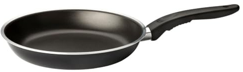 ProTuning Padella in alluminio con rivestimento antiaderente classico in teflon, diametro 24 cm, leggera, nera, altezza 4 cm, prodotta in Svezia
