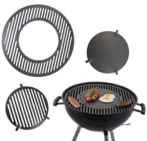 3er Set Feuerplatte Grillrost für Dutch Oven Kugelgrill 47er 50er 57er 60er 67er (für 57er Kugelgrill #474)