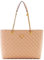 GUESS Damen Giully Tote Tragetasche, Schultertasche, Beige