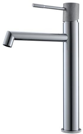 AIMADI Wasserhahn Bad,Einhebelmischer für Bad und Gäste-WC, moderne Badezimmer-Armatur mit Keramik-Kartusche, wassersparend Waschtischarmatur, für alle Waschbecken,Chrom