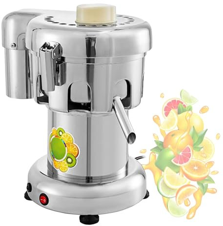 DRYIC Máquinas exprimidoras, Extractor centrífugo con conducto de alimentación Grande de 3 para Frutas y Verduras Enteras