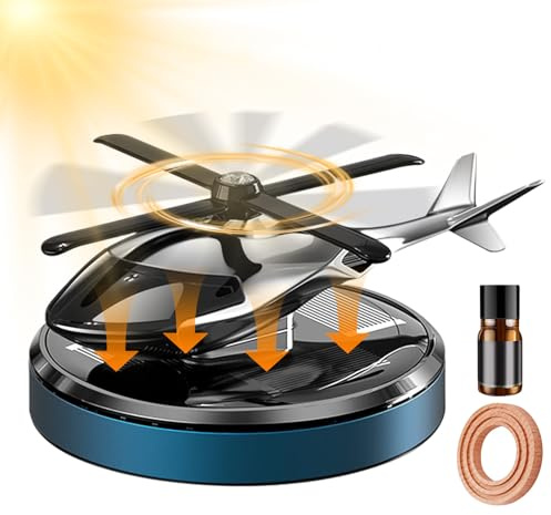 Bil luftrenare helikopter, doftträd bil helikopter, helikopter, bildoft, rotation bil parfym diffuser ornament för bil, lastbil