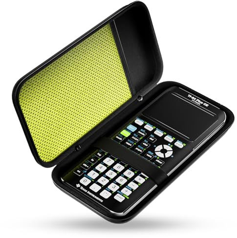 ProCase Eva Tasche für Texas Instruments Ti-84 Plus CE, leichtes Reiseetui, schützende Aufbewahrungstasche, kompatibel mit Ti-84 Plus CE Grafikrechner - Schwarz