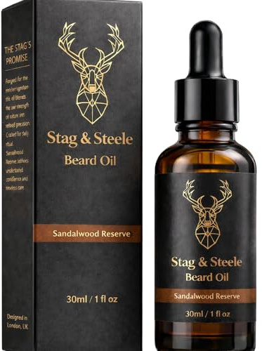 Stag & Steele Beard Oil – Sandalwood Reserve – 30ml