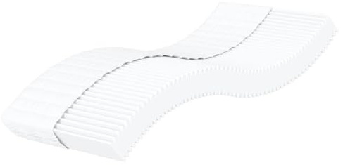 Cartvyn skummadrass för barn, vit, 80 x 160 cm, andas, 3 lager 22D PU-skum, H2 H3, vändmadrass för enkelsäng, ergonomisk och bekväm