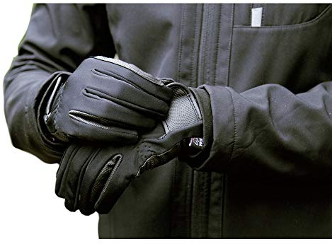 HKM Softshell Reithandschuhe schwarz XXL