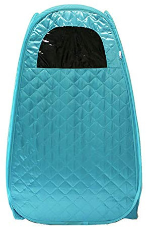 KOVFBRO Portable Sauna Tent Only (Without Steamer) Indoor Relax Steam Sauna Room Single Sauna Home Blue