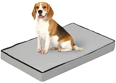 BingoPaw Memory Foam Orthopedic Dog Bed, Washable Dog Bed with Waterproof liner and Removable Oxford cloth Cover M(80x50cm)