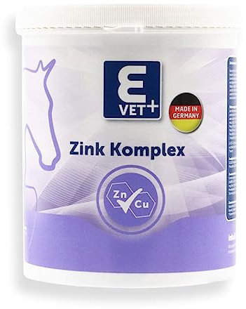 Eggersmann Mein Pferdefutter E-Vet+ Zink Komplex 1 kg – Ergänzungsfutter für Pferde mit Zink, Kupfer & Selen – Zur Unterstützung von Haut, Fell & Hufwachstum – Ideal bei fütterungsbedingtem Zinkmangel