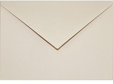 Netuno 25 Brevkuvert Beige DIN C6 114 x 162 mm 115g Sirio Color Sabbia färgglada kuvert för bröllop födelsedag dop jul inbjudan