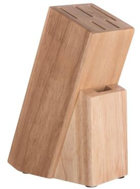 Bloc pour 5 couteaux BRILLANTE 22 x 17 x 9 cm en bois