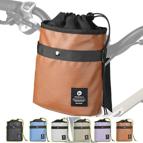 G-raphy Ebike Lenkertasche 3.5L Fahrradtasche Kleine Fahrradlenkertasche Kleine Umhängetasche Fahrradvorderrahmentasche Schultertasche Braun Lenkertasche