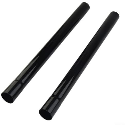 Varitas de extensión para aspiradora de 35 mm, tubo de plástico ABS para tubos de repuesto de aspiradora, 17.72 pulgadas, juego de 2 unidades