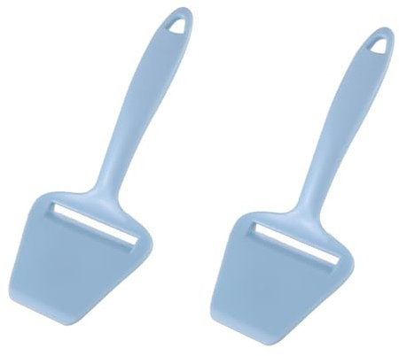 HAJHI Multifunzionale Coltello per Torta Affettatrice per Formaggio Appendibile Stoccaggio PP Paletta per Torta Taglio Manico Server per Torte Trasferire Toast Ristorante(Blu,2pcs)
