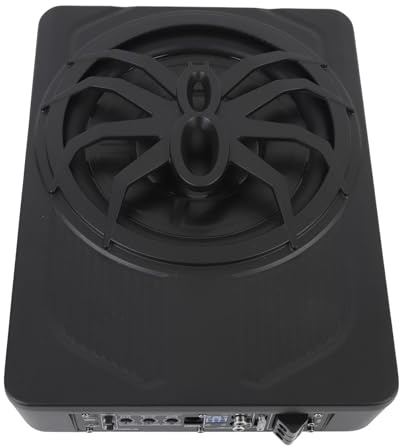 ZASCHMOY Slim Under Sätesdriven Bil Subwoofer 10 Tum 800W med Inbyggd Förstärkare och Aluminiumlegering för Förbättrad Ljudupplevelse i de Flesta Bilmodeller