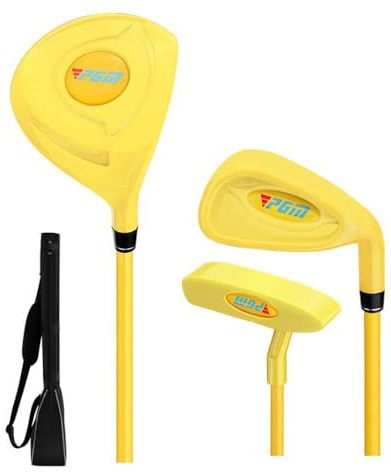 Komplett golfklubbsset för barn med golfdriver järnputter för nybörjare pojkar flickor att öva golf swing hybrid verktygsklubbar