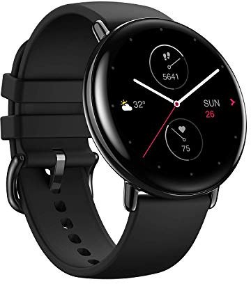 Amazfit Men's Zepp E Smartwatch, Onyx Black, Circle