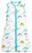 GudGmtoy Toddler 12-18 months Sleeping Bag 0.5 Tog Double Zip Organic Cotton Wearable Blanket Breathable Baby Swaddle Blanket Baby Sleeping Bag, Cotton Sleevless Sleep Bag