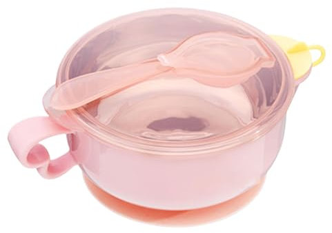 Cartoon-Schüsseln für Kinder – 400 ml wassergefüllte Isolierschüssel für Kinder mit Löffel, wassergefüllte Isolierschüsseln mit Saugnapf | Schüsselset mit Saugnapf, tragbare Kinderschüsseln mit Griff,