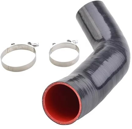 Tubo Entrada Aire Tubo Mejora Entrada Salida Turbocompresor Silenciador Manguera Silicona Eliminación Para VW Para Golf MK7 S3 A3 V8 TT MK3 A3 S3 TT EA888 Motor Tubo Manguera Admisión Aire(Silicone pi