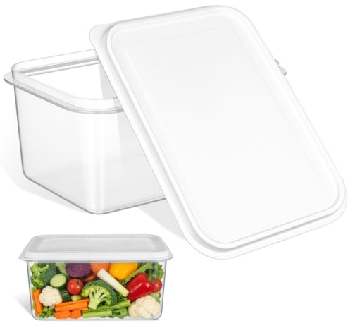 BESTYASH Boîte de fermentation pour pâte avec couvercle - Bol empilable pour pizza - Récipient pour cuisine et restaurant - Réutilisable - En polypropylène
