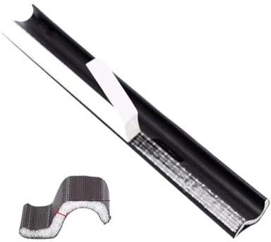 Striscia Sigillante In Schiuma Acustica For Finestre A Battente, Guarnizione In Schiuma Fonoassorbente, Guarnizione For Porte, Nastro Di Riempimento For Fessure(S Black,40M)