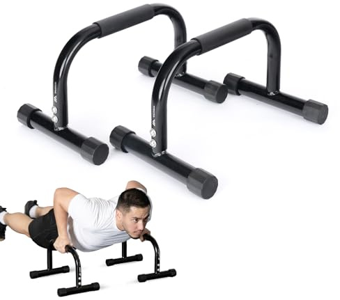 Parex Parallettes aus Stahl Small – rutschfeste Liegestützgriffe, 170 kg