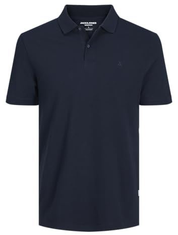 JACK & JONES Jjebasic Polo SS Noos, Homme, Bleu (Navy Blazer Detail: Slim Fit), X-Large