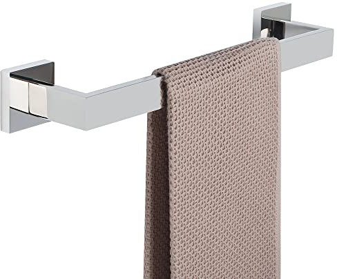 Sayayo Towel Rails Wall Mounted Bathroom Towel Holder 40CM Towel Bar, SUS-304 Stainless Steel Polished Chromed