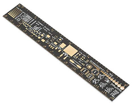 Printed Circuit Board Engineering Ruler, Multifunctional Ruler, 6Inch 15CM Printed Circuit Board Ruler, PCB Ruler Measuring Tool for Rules