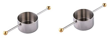 DOITOOL 2 Stk Jigger Und Shaker Barkeeper-unzenbecher Jigger-getränk Messen Barkeeper-messung Barkeeper-jiggerbecher Bar Jigger Barkeeper-messwerkzeug Schnapsglas Jigger Japan