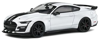 Solido Modellauto Maßstab 1:43 Ford Mustang GT500 weiß/schwarz