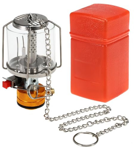 PAMENET Outdoor Camping Gas Laterne Piezo Zündung Tragbare Mini Gas Zelt Lampe Licht Camping Ausrüstung Kochen Zubehör