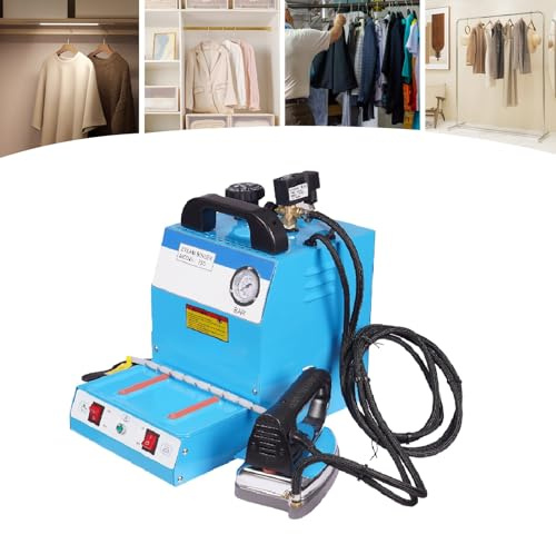 TrueyEssence Commercial Electric Steam Iron, Professional Steam Station for Clothes Countertop Electric Iron Boiler for Hotel Dry Cleaner Tailors Fabric Factories