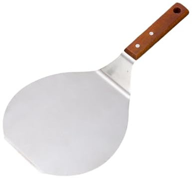 perfk Pizza Buccia Tagliente Cutter Cucina Cucina Strumenti da Forno in Metallo Pizza spatola per Pizza per Pasta di Formaggio da Cucina da Forno, 8 inch