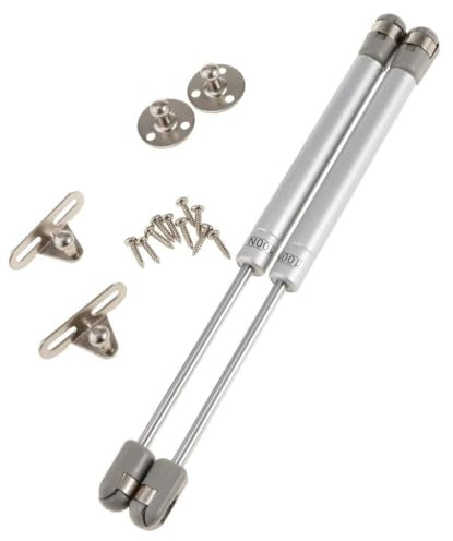 dijiusidy Heavy Duty Spring Strut Lift Support with Brace Bracket Cabinets and Display Tables Suitable Strut for Kitchen Cabinets Window Cabinet Lid Stay Lift Up Stay, 268mm