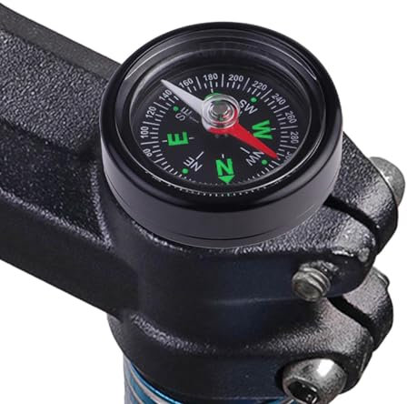 Sloane Mountainbike-Kompass - Robustes Fahrrad-Reitzubehör, Fahrrad-Headset-Kompass | Überlebenskompass, multifunktionales Outdoor-Navigationsgerät für Straßenfahrzeuge, Mountainbikes
