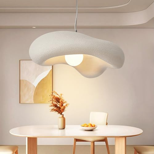 Lfoute Wabi-Sabi Hängande Lampa Kreativ Taklampa För Blommor E27 Modern Hänglampa Matbordslampa Nordisk Stil Sovrum Vardagsrum Matsal Kök Hänglampa Ljuskrona För Barnrum Art Déco Blaken Brun,60cm