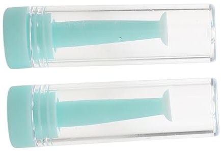 BAZEITFLOW 2pièces Outil Insertion Retrait De Lentilles De Ventouses Silicone Ergonomiques Pour Lentilles Rigides Et Souples Facile à Nettoyer