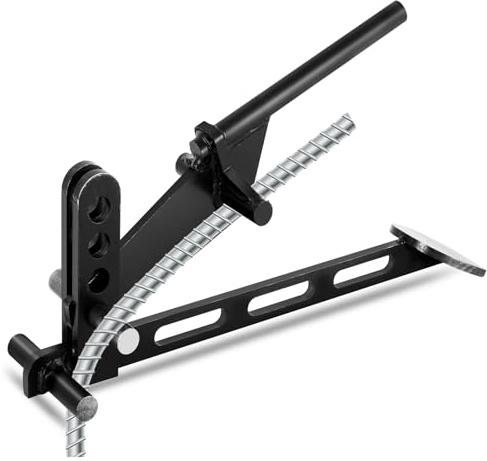 MXBAOHENG 8-18 mm Piegatrice di Rinforzo Senza Manico, Strumento Manuale per Piegatura Acciaio, Piegatrice Manuale per Barre di Ferro, Piegatrice per Acciaio Tondo/Acciaio di Rinforzo