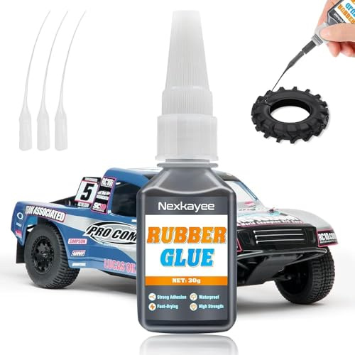 Rubber Glue 30g, Strong Flexible Adhesive for Rubber, Plastic, Leather, and Vinyl – Waterproof, Heat Resistant, and Long-Lasting Bond for Daily Repairs and DIY Projects