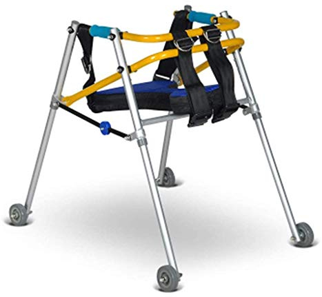 Andadores for personas mayores Rehabilitación infantil Andador con andador de 4 ruedas Andador ligero Andador Movilidad plegable for niños Ayudas for caminar(42/52CM)
