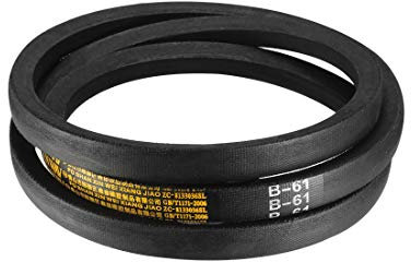 sourcing map B-61 Keilriemen 61/1549,4mm Teilungslänge Zahnriemen B-Profi Gummi Antriebsriemen Gummiübertragungsriemen Flachriemen Antriebskeilriemen für Kraftübertragung