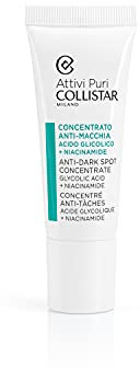 Collistar Attivi Puri Concentrato Anti-macchia Acido Glicolico + Niacinamide, Trattamento Viso contro macchie da iperpigmentazione da sole, invecchiamento, acne, Non adatto a pelli sensibili, 25 ml