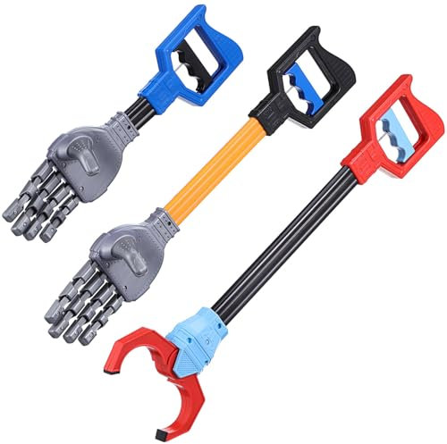 ibasenice 3 Piezas Traje De Robot Interactivo Juguete De Agarre Herramienta De Agarre De Robótico De Práctica De Coordinación Mano-