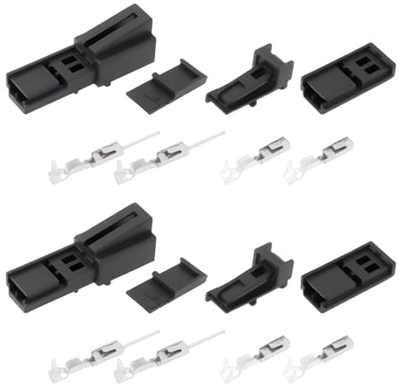 2 Kit di Connettori per Fanali a 2 Pin 4E0972575 4B0971832 Compatibile con VW Compatibile con Audi